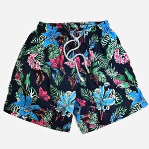 Kenny Flowers Men’s Floral Swim Trunks Size S